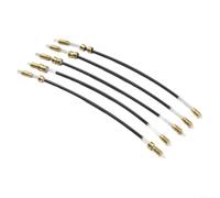 LatoYard 5 piezas de cuerda de nailon negro para violín de tamaño 3/4 4/4 1/2 1/4 1/4 1/8 (4/4 3/4)