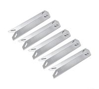 LatoYard 5 protectores térmicos de acero inoxidable para parrillas de gas 2556 2456 para serie, placa divisora de fuego de 15.53 x 3.15 pulgadas compatible con GAS2456AS GAS2556AS