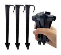 LatoYard 50 soportes de manguera de jardín para sistema de riego por goteo de tuberías de polietileno de 16 mm y 20 mm, compatible con mangueras de goteo de arcilla de 1/2 3/4, kit de fijación de