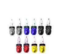 LatoYard Accesorios de aleación de aluminio para motocicleta, bloque de equilibrio de 22 mm, color dorado