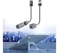 LatoYard Adaptador de extensión RJ45 para Starlink Gen3 y para Mini, acoplador Ethernet impermeable IP68 con sellado para anillo, soporta 1200 Mbps CAT 5E, gris