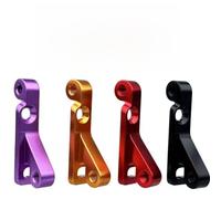 LatoYard Adaptador de pinza de freno de disco de montaje lateral para | Rotores de 160 mm/180 mm, para convertidor de montaje de freno de bicicleta de aleación CNC, calibradores Hope/Campagnolo