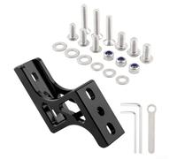 LatoYard Adaptador para portabicicletas Brompton con soporte de nariz de cerdo, aumento de altura de 25 mm, extensión delantera de 40 mm, aleación 6061 ligera