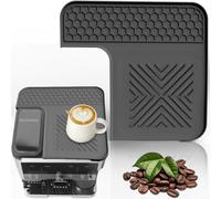 LatoYard Alfombrilla superior de silicona antideslizante para cafetera espresso ES601/ES701, cubierta protectora resistente al calor, gris (B)