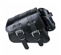 LatoYard Alforja izquierda de piel sintética XL 883 1200 48 72, para bolsa de almacenamiento lateral de bicicleta con 3 cierres rápidos
