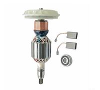 LatoYard Anclaje de rotor para Bosch para GSH11E GBH10DE 1614011072, repuesto de armadura de 220 V-240 V con rodamientos y cepillos de carbono