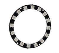 LatoYard Anillo LED RGB direccionable individual WS2812, luz de píxel programable para configuración de juegos Arduino (16 LED)
