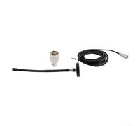 LatoYard Antena CB de 27 MHz con base y cable de extensión BNC RG58 para radios CB de mano Uniden, Cobra, Midland, Maxon