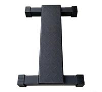 LatoYard Barra de elevación de pantorrilla de acero para soporte de sentadillas, pedal de fitness antideslizante para entrenamiento de fuerza, no requiere montaje