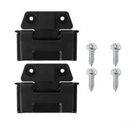 LatoYard Bisagras de refrigeración negras con tornillos para modelos Igloo 25QT 52QT 72QT BMX, piezas de repuesto de plástico para cofres de hielo al aire libre, simple (2 juegos)