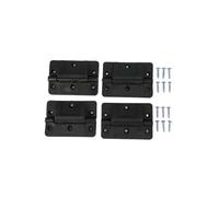 LatoYard Bisagras de repuesto para enfriadores Igloo de 150 a 165 cuartos de galón, paquete de 2 o 4 unidades con tornillos, fácil instalación, juego de herramientas de jardinería de plástico negro de