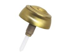 LatoYard Botón de descarga doble para inodoro SiampOptima 49, repuesto de ABS dorado con mecanismo de descarga dual que ahorra agua, se adapta a agujeros de cisterna de 16 a 50 mm