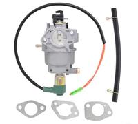 LatoYard Carburador de repuesto para motores generadores EB3500 EB3500X EB500X EB6500X EM500SX 11HP 13HP, construcción de metal con línea de combustible