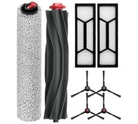 LatoYard Cepillo de rodillo principal de repuesto, cepillos laterales, filtros y kit de fregona rodante para robot aspirador eufy S1 Pro y S1 accesorios