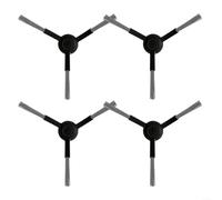 LatoYard Cepillo lateral de repuesto de nailon de plástico para Tefal RR90 RR9065 RR9067 RR9075 RR9077 compatible con robot aspirador serie 130 AI, juego de 4 (paquete de 4)