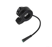 LatoYard Controlador de acelerador de doble botón para scooter eléctrico, diseño impermeable y fácil instalación, compatible con Kukirin G2Master y otros modelos, color negro