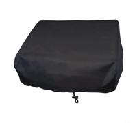 LatoYard Cubierta de horno de pizza Oxford a prueba de polvo 420D, protector de parrilla impermeable con cordón ajustable para exteriores, 55 x 55 x 27 cm