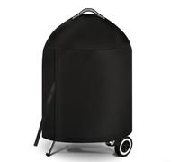 LatoYard Cubierta de parrilla de poliéster 210D para parrillas Weber de carbón vegetal de 18 pulgadas, protector de barbacoa resistente al agua con revestimiento resistente a la decoloración y (74 x