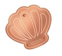 LatoYard Disco de cobre para baño de pájaros y fuente, placa de cobre puro que mantiene el agua limpia, accesorio de jardín al aire libre, diseño de carcasa (A)
