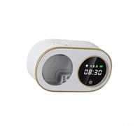 LatoYard Dispensador automático de jabón sin contacto, 380 ml recargable montado en la pared con 4 niveles ajustables, IPX5 impermeable USB-C carga rápida Smart IR (quinta marcha, blanco)