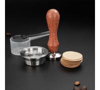 LatoYard Dispositivo de filtrado de café de metal LAV Mio Machines, kit completo de 3 piezas con colador y papeles