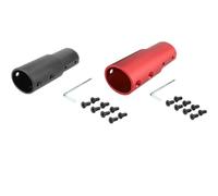LatoYard Elevador de poste telescópico de aluminio Pro Pro2 1S Scooter | Extensión para manillar de manillar de elevación de pilotos más altos, color negro
