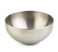 LatoYard Ensaladera de acero inoxidable 304 de doble pared para mezclar sopa de arroz, diseño anidado con aislamiento térmico, apto para lavavajillas, 12 cm, 15 cm, 20 cm