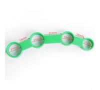 LatoYard Entrenador de dedos para guitarra, ejercitador para fuerza de tensión de potencia, M, verde (L)