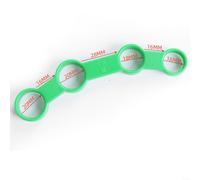 LatoYard Entrenador de dedos para guitarra, ejercitador para fuerza de tensión de potencia, M, verde (M)