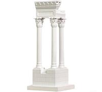 LatoYard Estatua abstracta de resina para escultura, figura minimalista sentada, adorno de arte contemporáneo para sala de estar, estantería, decoración de mantel, textura suave, 17 cm (A)