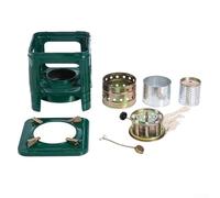 LatoYard Estufa de camping portátil de queroseno de 8 mechas con capacidad de 700 ml para cocinar al aire libre, picnic y senderismo, color verde