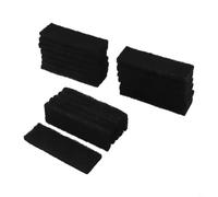 LatoYard Filtro de freidora de aire de vapor de carbón y aceite para Instant and Vortex Plus de 6 cuartos de galón, paquete de 20, fibra de carbón activada, color negro