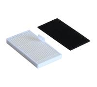 LatoYard Filtro HEPA para aspiradora Cecotec para aspiradora Conga 7690 M20, filtro de caja de polvo lavable para elementos, paquete de 5, almohadillas de tela blanca
