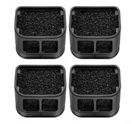 LatoYard Filtro lavable compatible con xiaomi W30 Pro/W30/E303HW, filtro de polipropileno para reemplazo de limpiador de suelos (4 piezas)