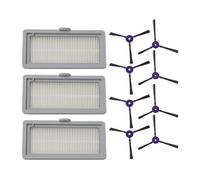 LatoYard Filtro y cepillo lateral para robot aspirador Samsung Powerbot-E VR05R5050WK, piezas de repuesto, paquete de 3 almohadillas de tela