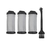 LatoYard Filtros HEPA de repuesto para aspiradora JIGOO T600 para colchón de cama, lavable, alta eficiencia 99.97% de filtración, paquete de 3 con cepillo