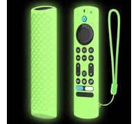 LatoYard Funda de silicona para control remoto de voz Fire TV Stick4K-Max, diseño ligero a prueba de golpes con textura antideslizante, verde luminoso
