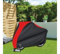 LatoYard Funda impermeable para monopatín para almacenamiento de motocicletas, tela Oxford 190T resistente con resistencia a los rayos UV y agujeros de bloqueo antirrobo, se adapta hasta 250 cc