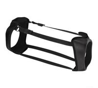 LatoYard Funda protectora a prueba de golpes para altavoz Anker Soundcore Motion Boom Plus, funda de transporte portátil de EVA con correa, color negro