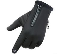 LatoYard Guantes de invierno antideslizantes con palma de poliuretano para | Forro polar cepillado suave, bloquea el viento frío, exterior flexible, mantiene las manos calientes sin volumen
