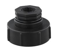 LatoYard IBC - Adaptador de contenedor S100x8 con reducción de rosca interna gruesa para tanque de agua con tamaños de 1/2, 3/4, 1, 15 pulgadas, 2.0 rpm, juego de herramientas de jardinería