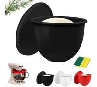 LatoYard Inserto de cuenco de silicona resistente al calor para batidora KitchenAid, forro protector y silencioso, 5 cuartos de galón, apto para lavavajillas