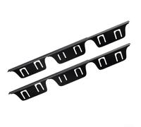 LatoYard Juego de 4 cubiertas ajustables de acero inoxidable para rellenar huecos entre estufa y encimera para evitar derrames y escombros