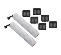 LatoYard Juego de filtros con rollo de cepillo para Dreame H12 Pro/H15 Pro/M13 Beta accesorios de aspiradora húmeda, filtro de repuesto (B)