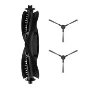 LatoYard Kit de cepillo de rodillo y cepillos laterales de repuesto para robot Midea VCR11 VCR11W VCR11B VCR MI6BK MI6WH, nailon resistente, limpieza de bordes mejorada (B)