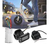 LatoYard Kit de controlador de scooter eléctrico de 24 V y 350 W con pantalla LCD y juego de frenos para scooters de fibra de carbono de 5.5 pulgadas (monitor)