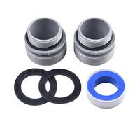 LatoYard Kit de conversión de adaptador para piscinas Intex, manguera de 40 mm a conector de salida de entrada de 1-1/2 pulgadas, piezas de piscina de plástico gris para una fácil instalación, sellado