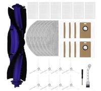 LatoYard Kit de piezas de repuesto consumibles multifuncionales compatible con narwal para aspiradora robot freo s para filtración de barrido de bordes del hogar, almacenamiento de polvo y escenas de