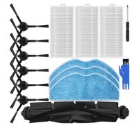 LatoYard Kit de piezas y accesorios para aspiradora con cepillo principal, cepillos laterales, toallitas para fregona y filtros compatibles con 360 para botslab S8 Plus y para ezviz RE4 RE5 Plus