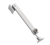 LatoYard Limitador de apertura de ventana ajustable de 7 etapas, tope de ventana abatible de acero inoxidable para apertura interior y exterior para ventanas